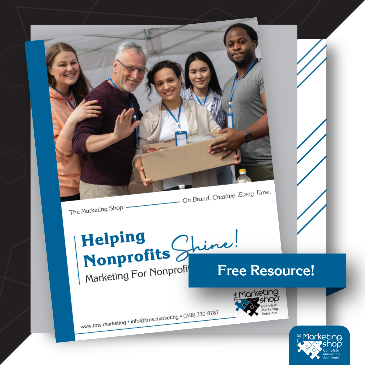 "Helping Nonprofits Shine!" Cover Image